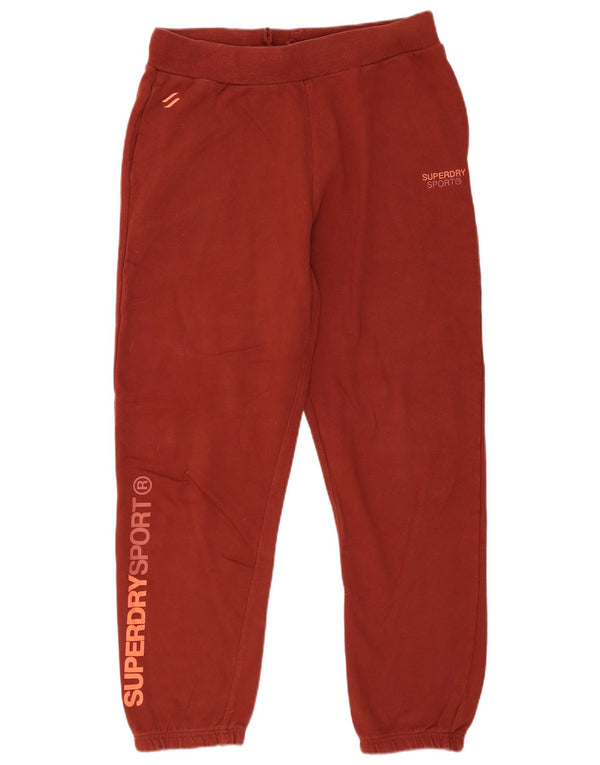 Superdry ženska trenirka hlače Joggers UK 12 srednje crvene boje