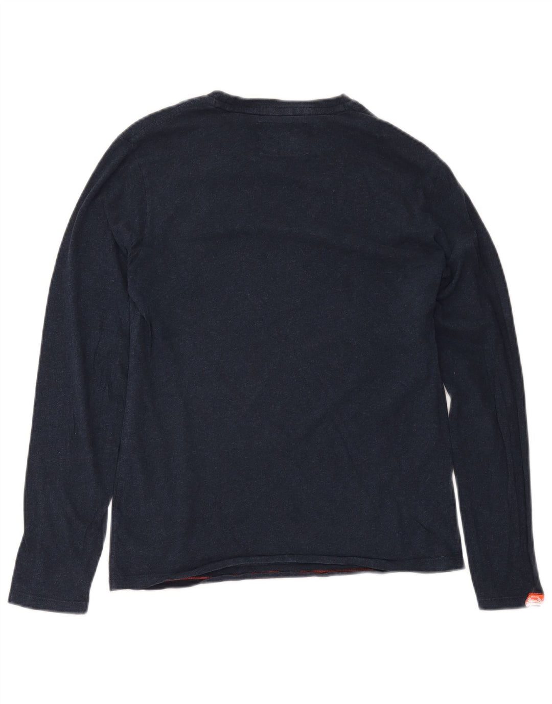 Superdry muška majica dugih rukava, mala tamnoplava pamuk