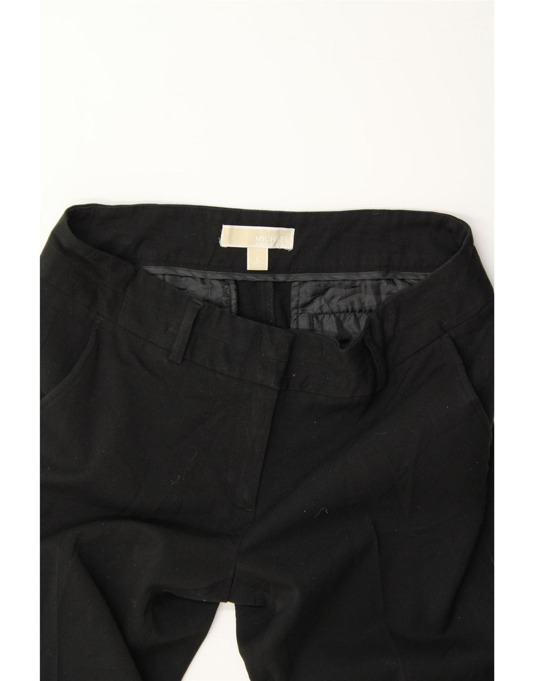 MICHAEL KORS Womens Slim Chino Trousers US 6 Medium W32 L27 Black Vintage Michael Kors and Second-Hand Michael Kors from Messina Hembry 