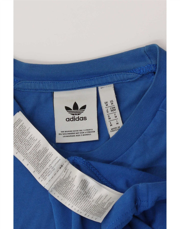 Adidas muška majica kratkih rukava Srednje plavi pamuk