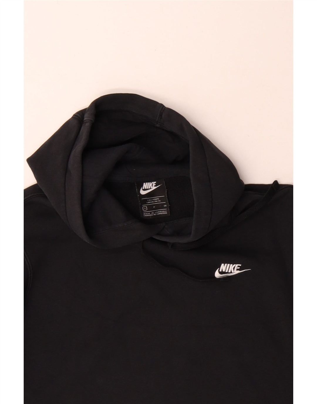 Nike Muška majica s kapuljačom Mala crna pamučna
