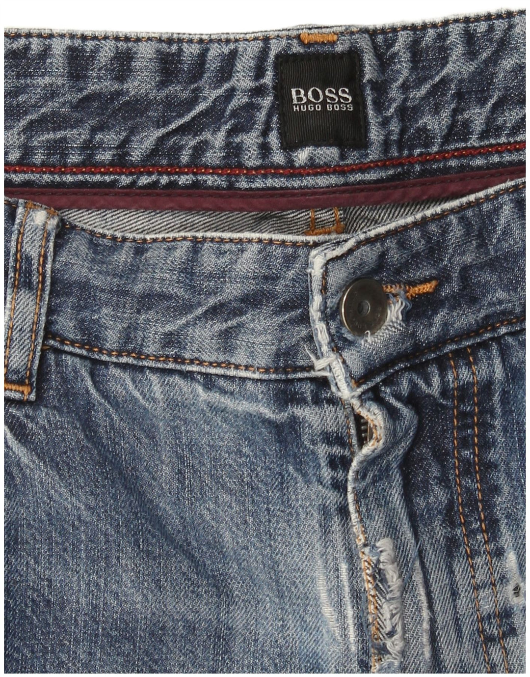 Hugo Boss muške ravne traperice W36 L31 plave