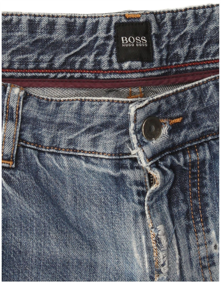 Hugo Boss muške ravne traperice W36 L31 plave