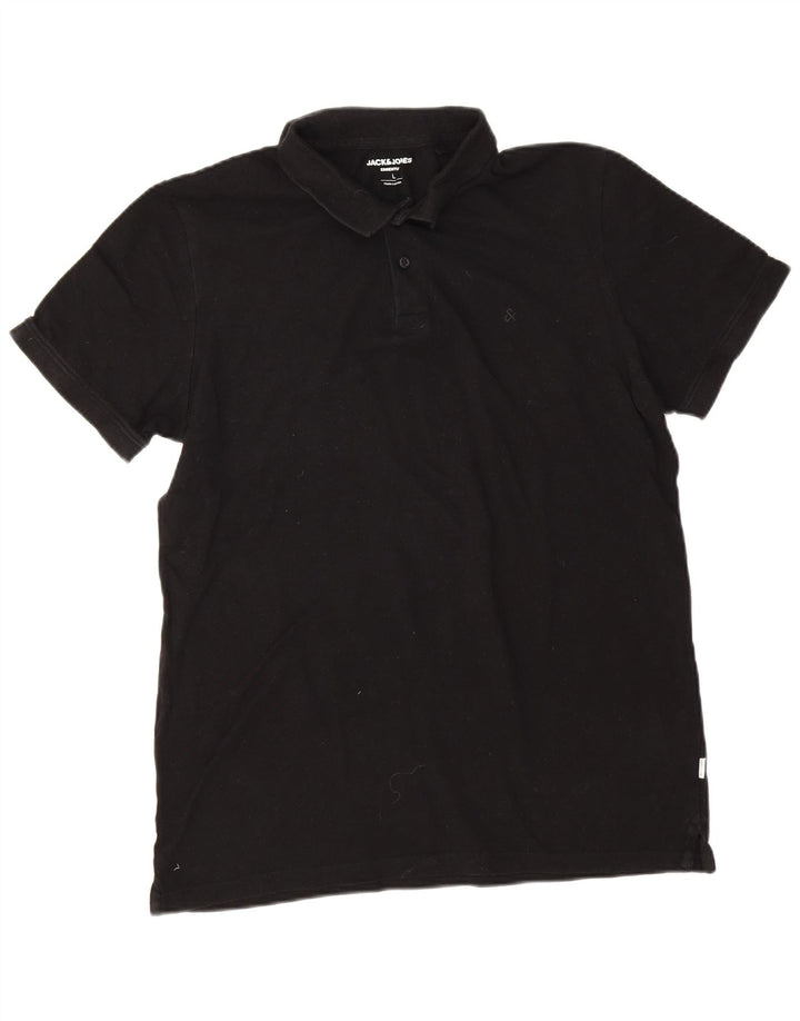 Jack & Jones muška polo majica velika crna pamučna