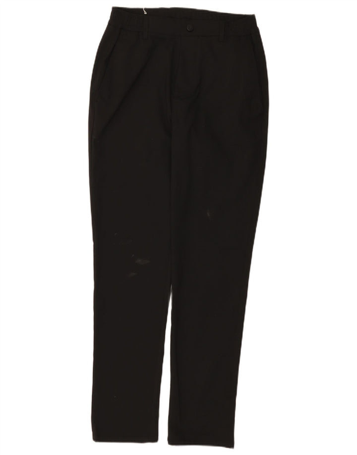 Zara muške uske chino hlače male W30 L29 crni poliester
