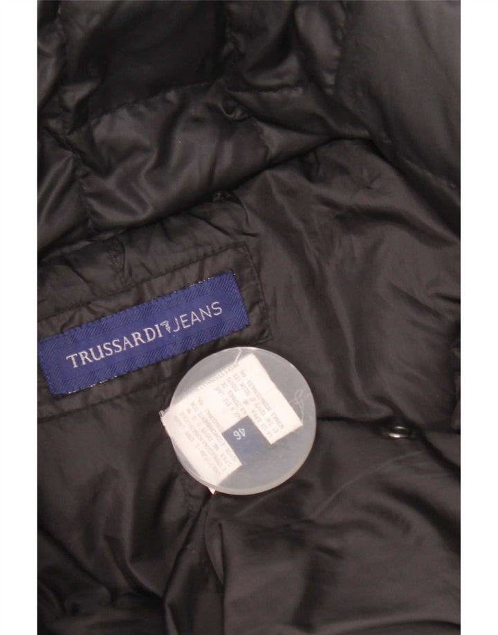 Trussardi Jeans ženski podstavljeni kaput IT 46 Large Black