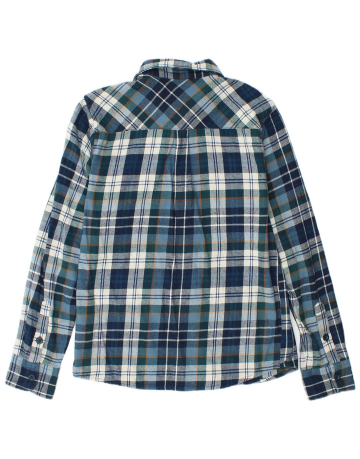 Mountain Warehouse muška flanelska košulja, mali plavi karirani pamuk