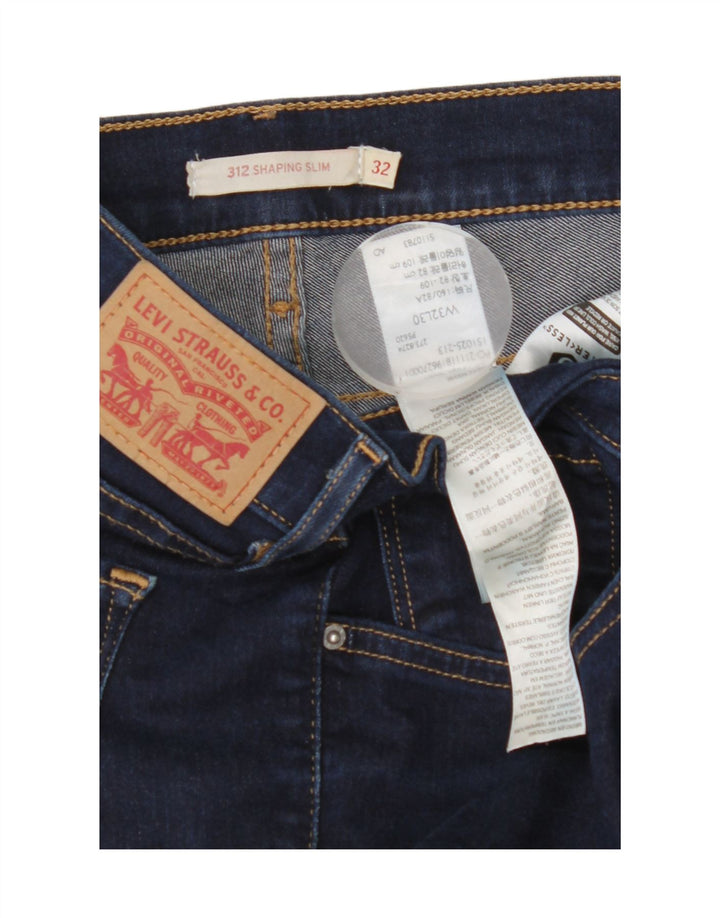 Levi's ženske 312 uske traperice W32 L30 plavi pamuk