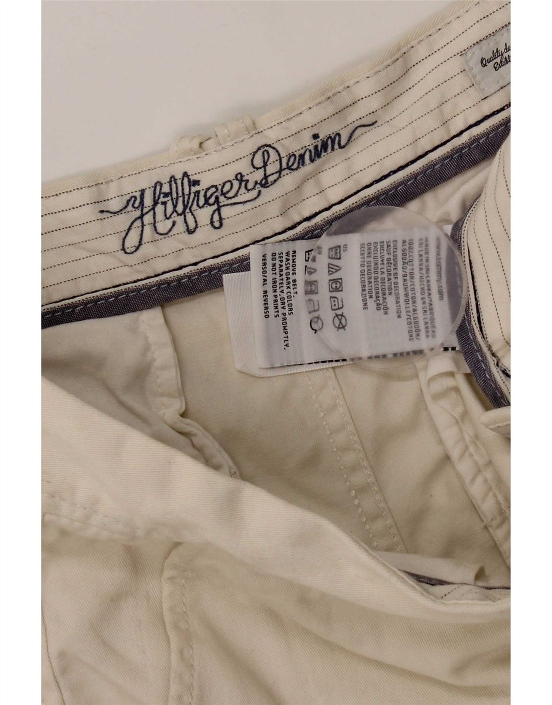 Tommy Hilfiger Ženske chino kratke hlače W28 Srednje bež pamuk