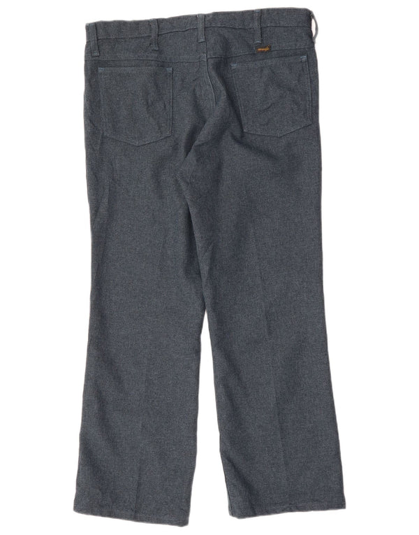 WRANGLER Muške ravne ležerne hlače W36 L29 tamnoplavi poliester