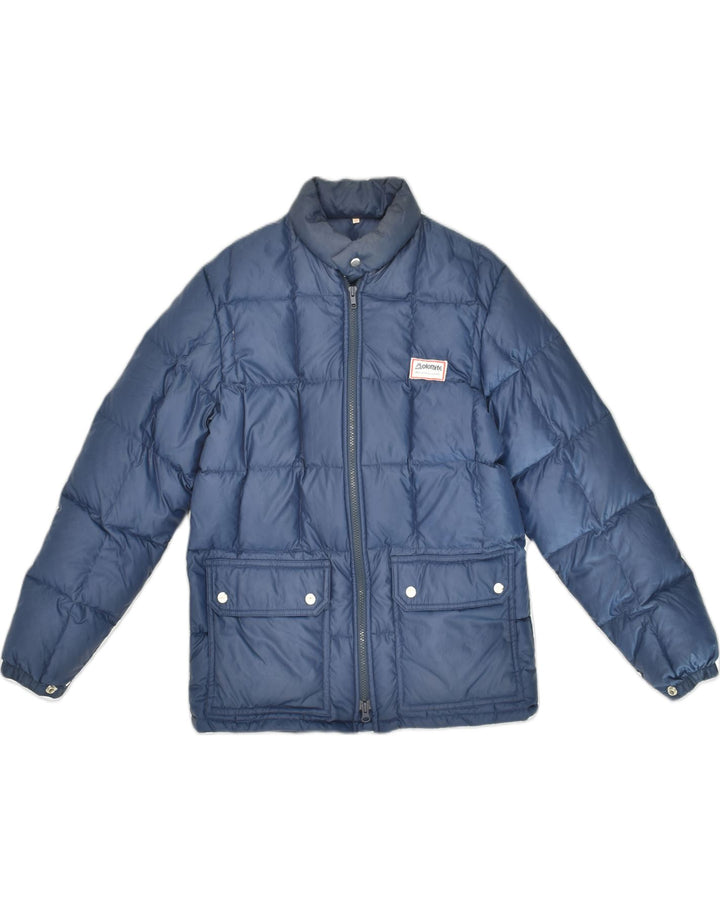 DOLOMITE Mens Padded Jacket UK 34 XS Blue Polyester Vintage Dolomite and Second-Hand Dolomite from Messina Hembry 