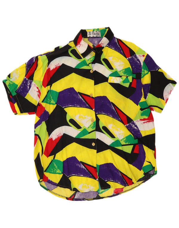 Vintage ženska košulja bluza UK 16 Large Multicolored Geometric