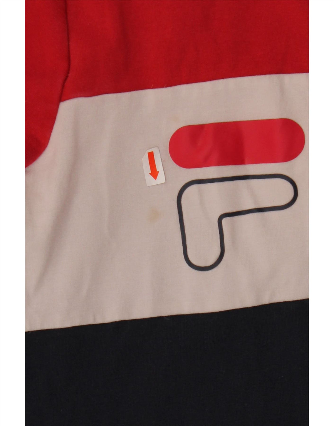 FILA Ženska majica s grafičkim džemperom UK 10 Mali tamnoplavi blok boja