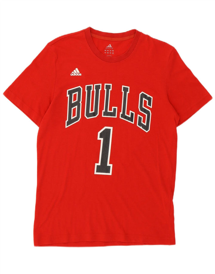Adidas muška majica s grafičkim motivima, srednji crveni poliester