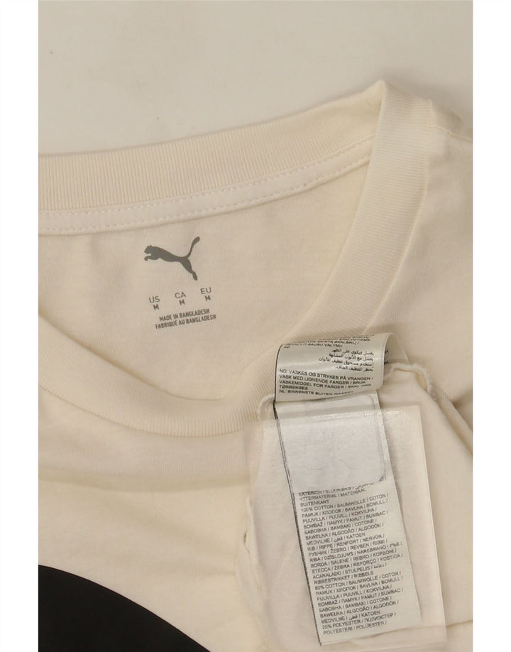 Puma muška majica s grafičkim motivima, srednji bijeli pamuk
