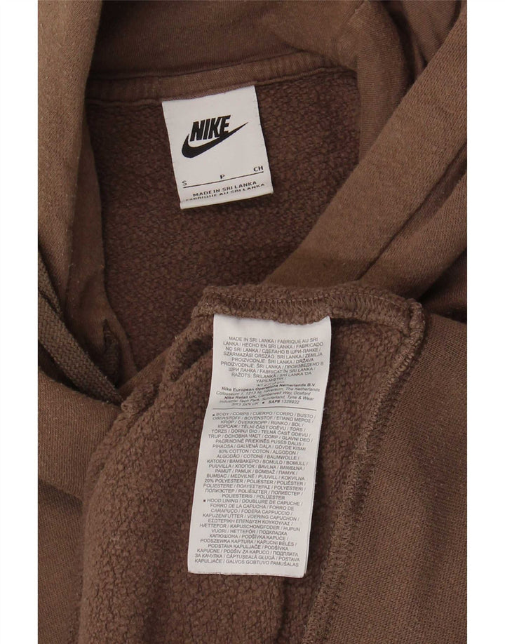 Nike Muška majica s kapuljačom Mala bež pamučna