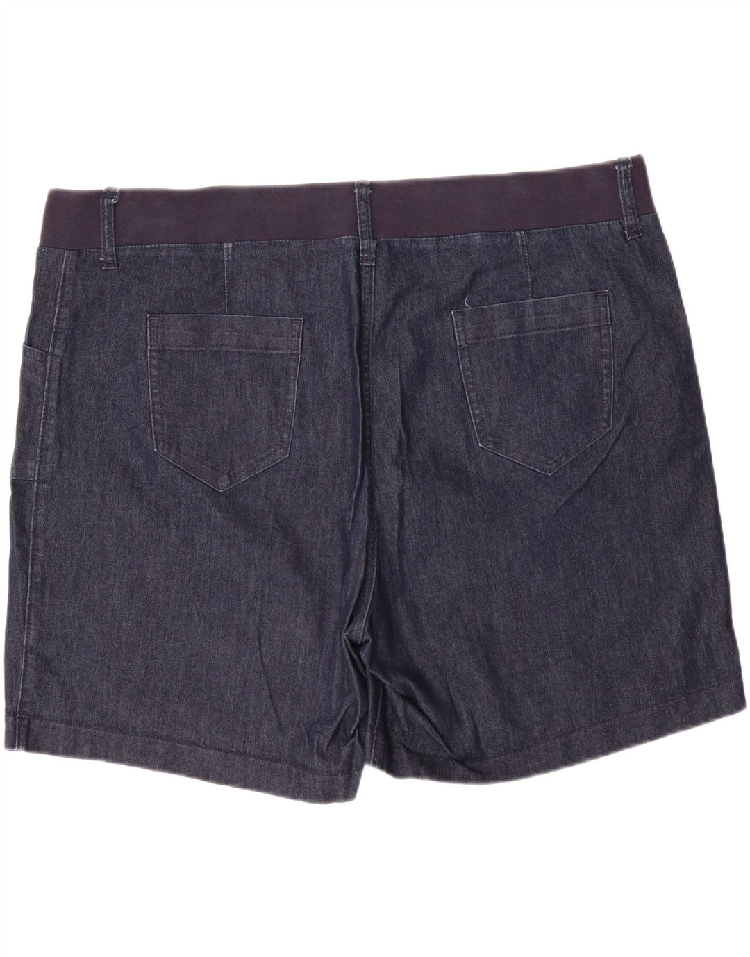 LEE Ženske jahače traper kratke hlače srednjeg rasta US 22 2XL W44 L7 tamnoplavi pamuk