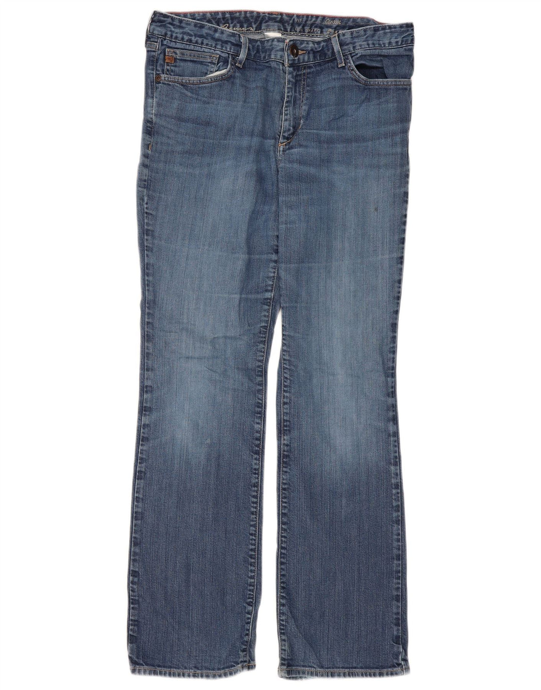 Eddie Bauer Ženske traperice s klasičnim bootcutom EU 12 Large W32 L31 Plavi pamuk