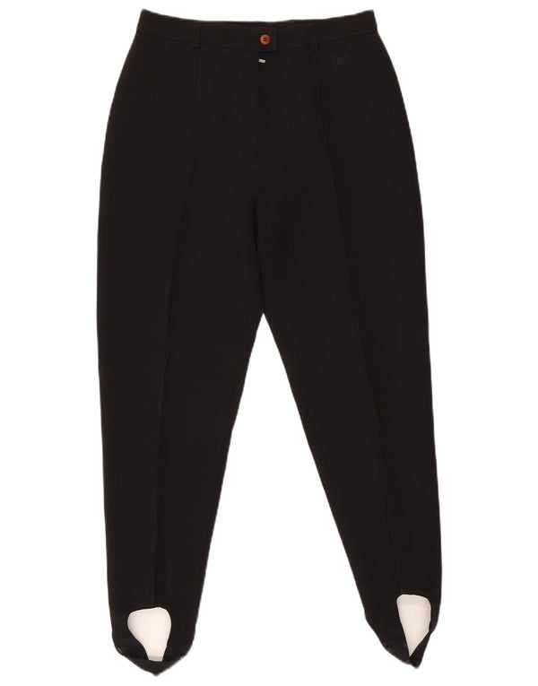 Belfe & ženske ležerne hlače sa uzengijom visokog struka UK 18 XL W30 L26 crne