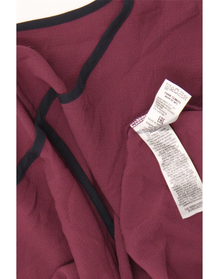 Marks & Spencer Ženski obični gornji dio bluze UK 20 2XL Bordo poliester