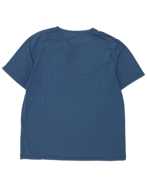 Rohan Mens T-Shirt Top Large Navy Blue Polyester