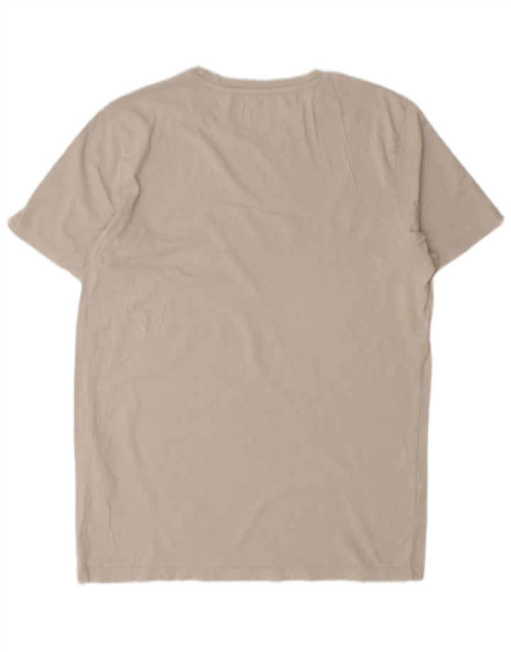 JACK & JONES Muška majica kratkih rukava Srednje bež pamuk