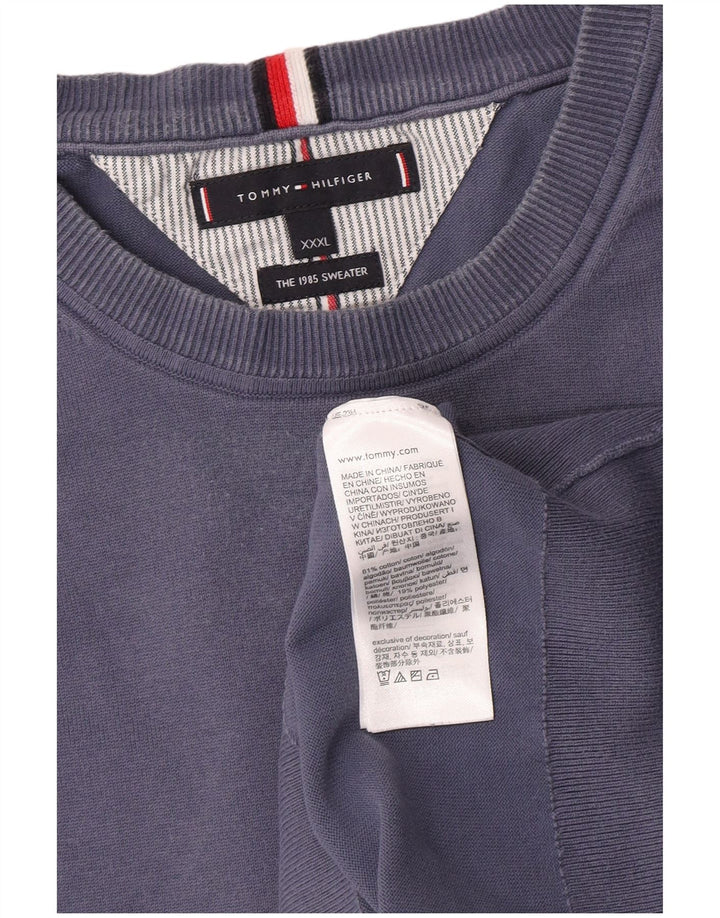 Tommy Hilfiger muški džemper od trenirke 3XL plavi pamuk