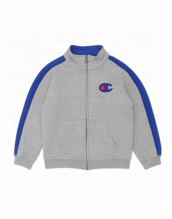 Gornja jakna trenirke Champion Boys Graphic 3-4 Years 2XS Gray Colourblock