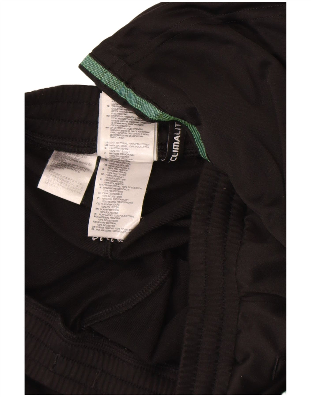 Adidas muške trenirke male W29 L30 crni poliester