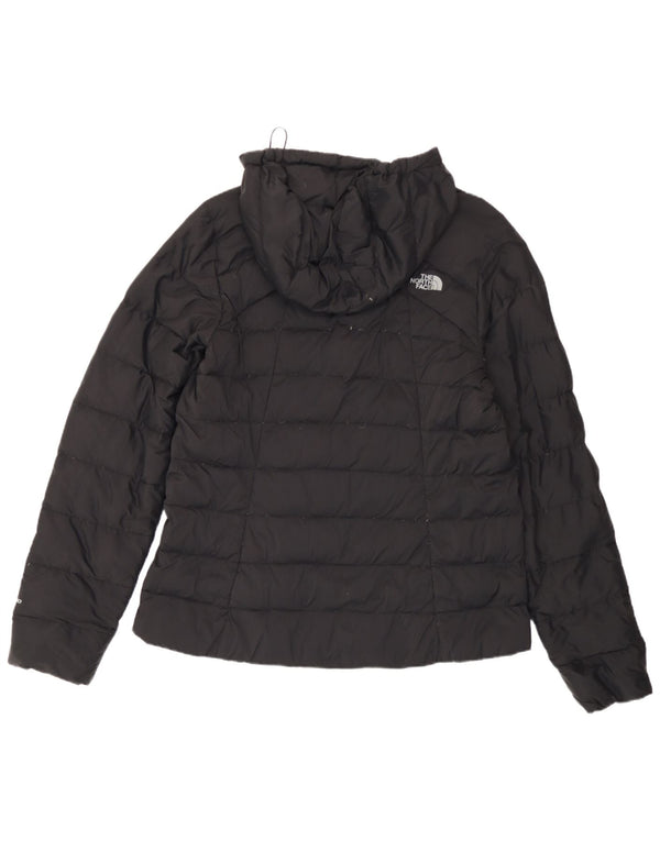 The North Face ženska podstavljena jakna s kapuljačom UK 16 Veliki crni najlon