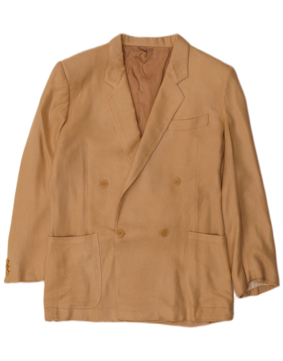 Vintage muška jakna s dvostrukim kopčanjem IT 50 Large Beige