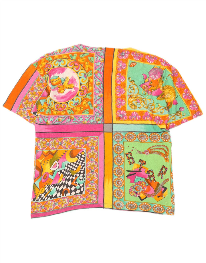 Silueta Ženska grafička majica kratkih rukava UK 16 Veliki raznobojni patchwork