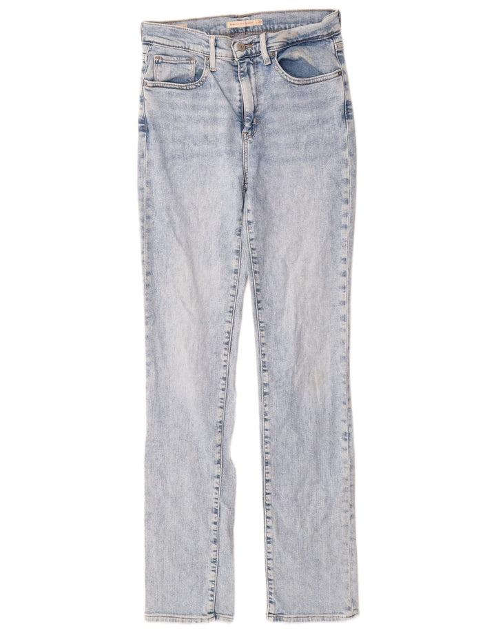 Levi's ženske ravne traperice visokog struka 724 W27 L32 plavi pamuk