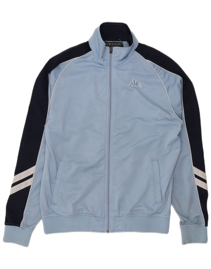 Kappa ženska gornja jakna trenirke UK 16 Large Blue Colourblock poliester