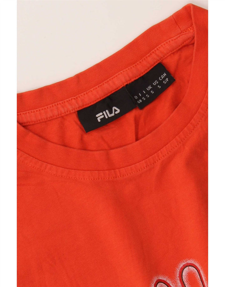Fila muška majica kratkih rukava s grafičkim motivima, mala narančasta