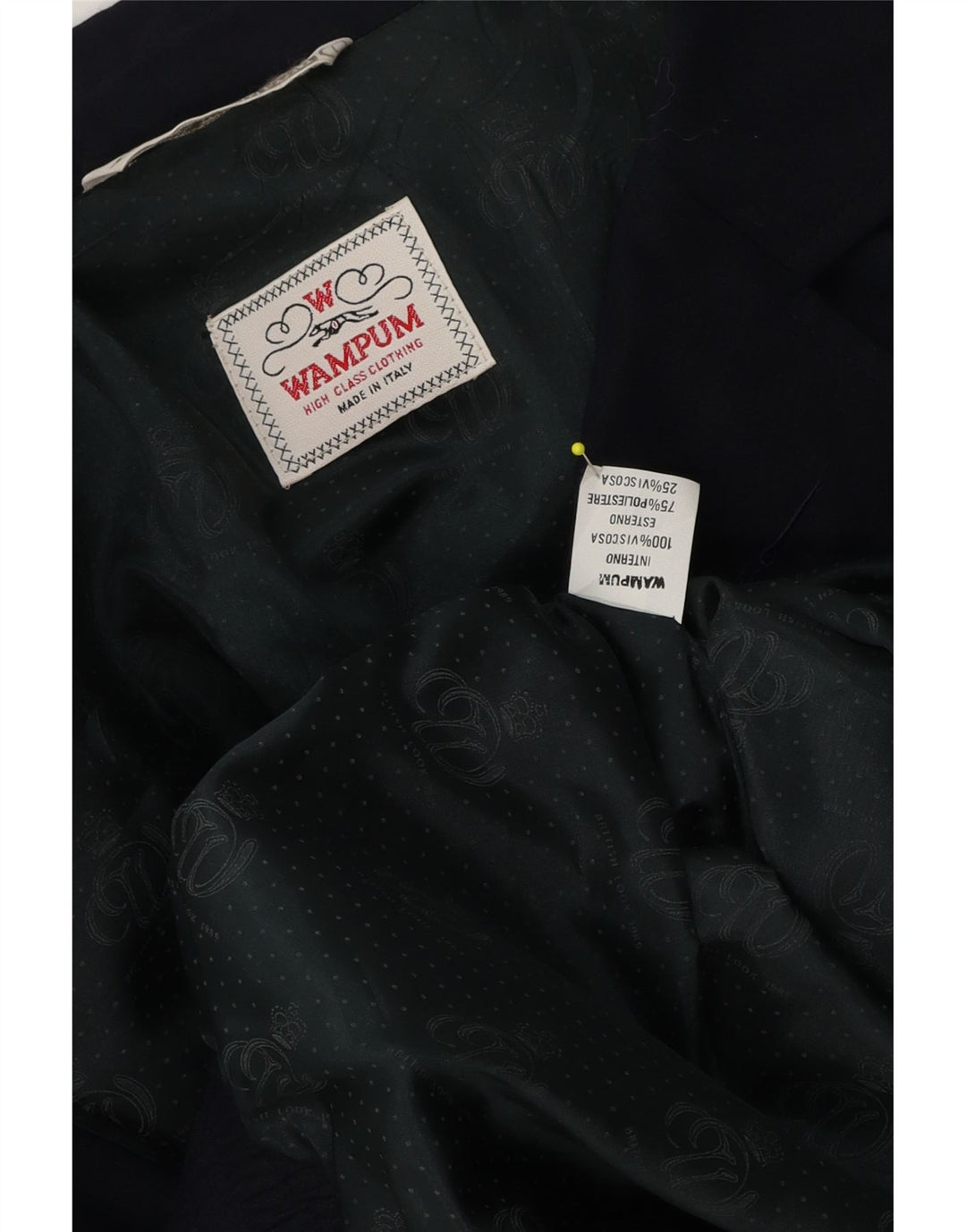 Wampum muška bomber jakna UK 42 XL tamnoplava viskoza
