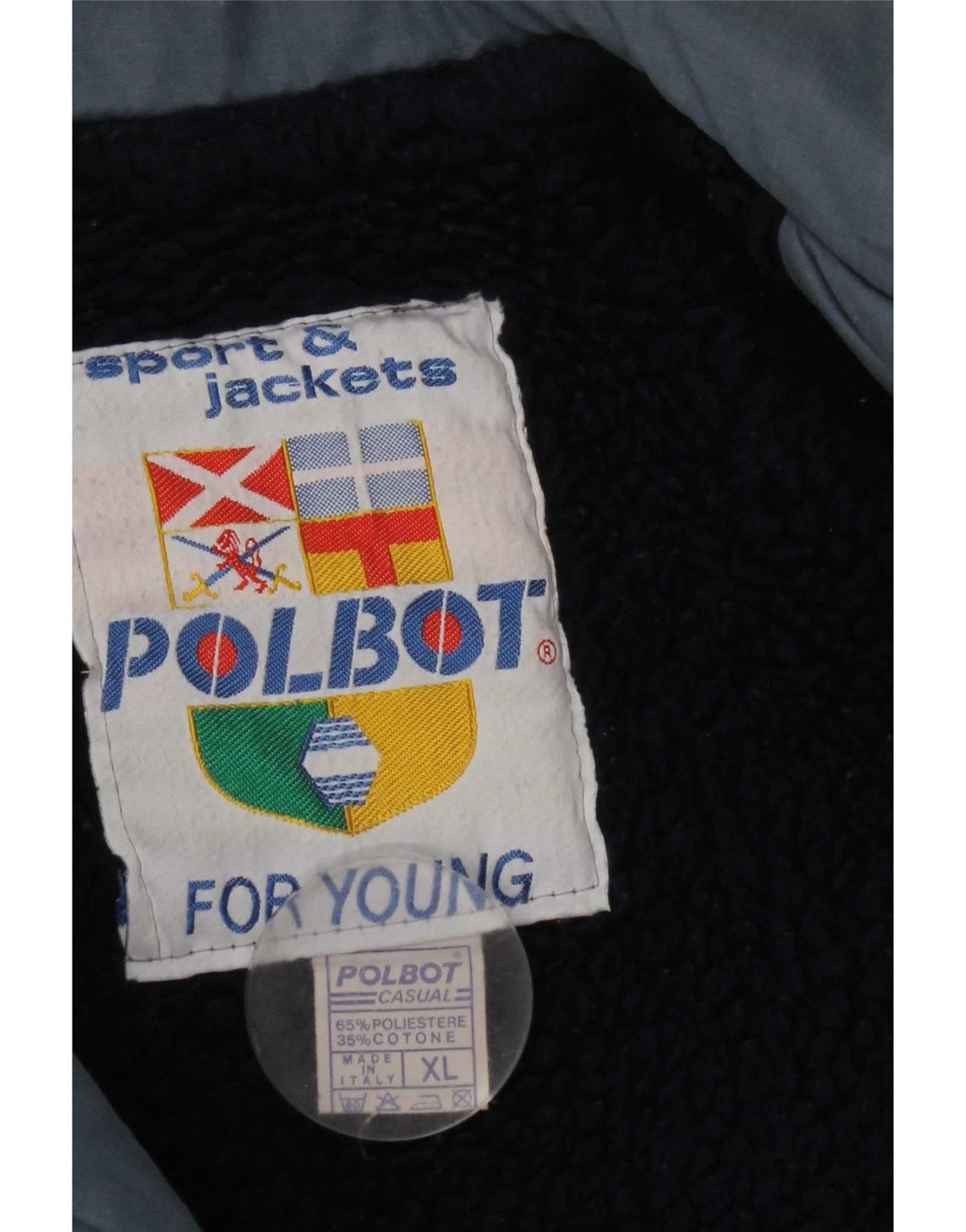 Polbot muška bomber jakna UK 42 XL plavi poliester