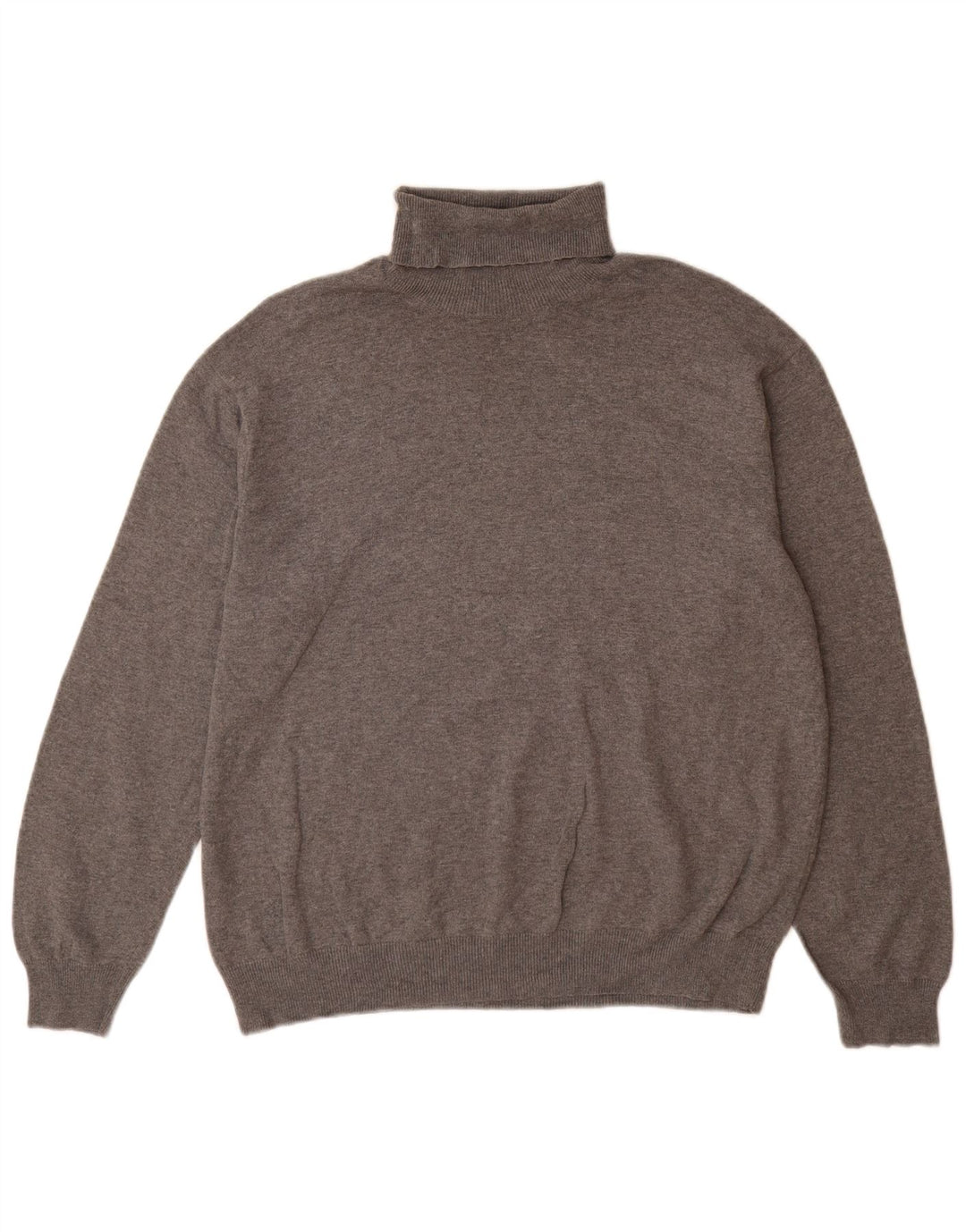 Massimo Dutti muški pulover s rol izrezom srednje sive boje