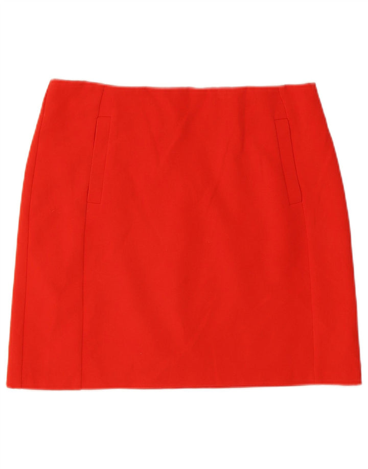 Marks & Spencer ženska mini suknja UK 12 srednje W30 crveni poliester
