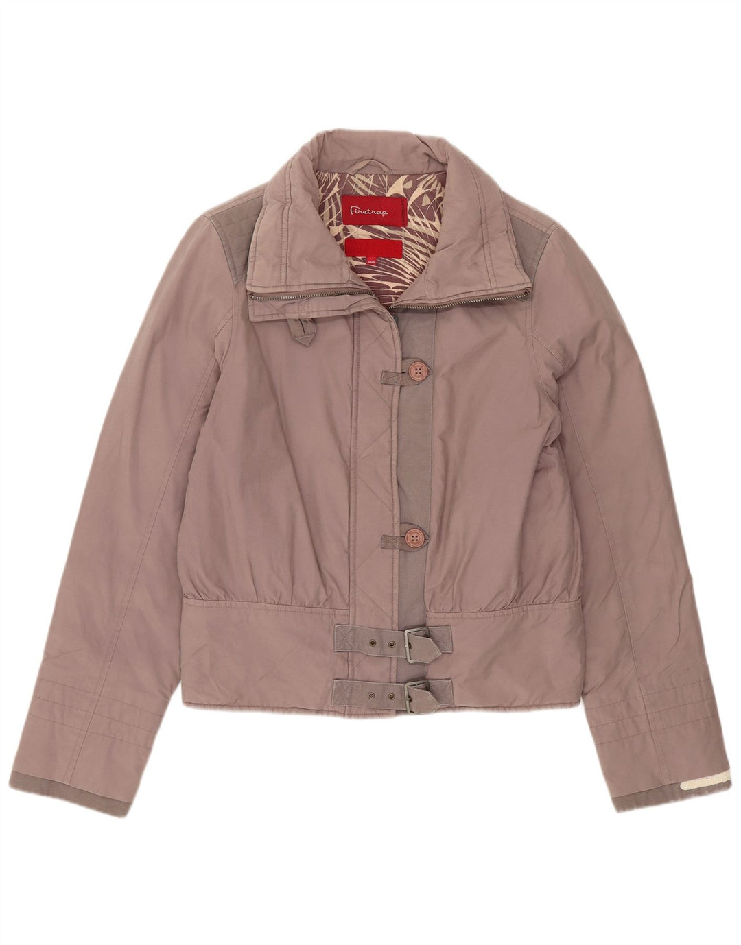 Firetrap ženska bomber jakna UK 10 Mala siva pamuk
