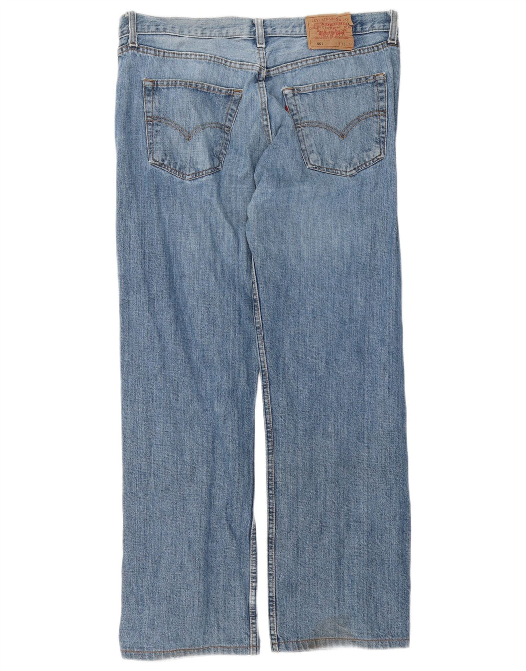 Levi's muške 501 ravne traperice W38 L30 plavi pamuk