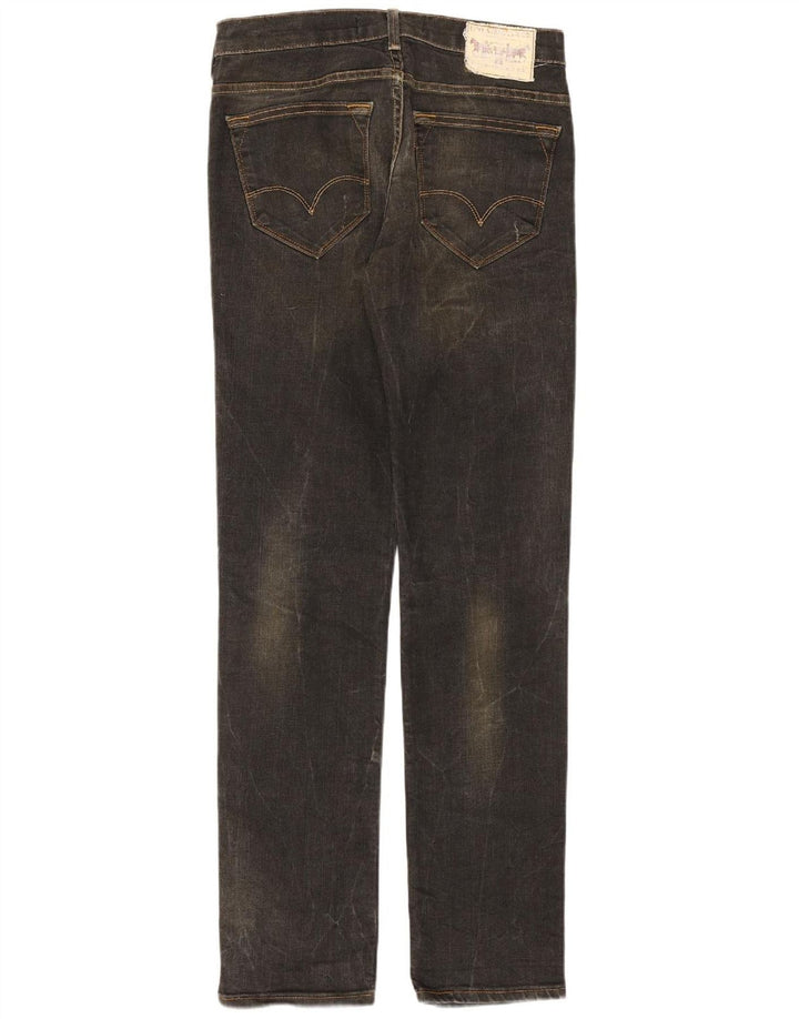 LEVI'S Womens 519 Slim Jeans W30 L33 Black