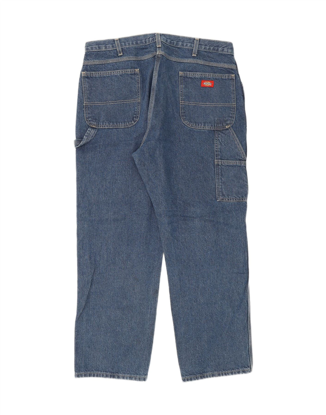 DICKIES Mens Cargo Straight Jeans W40 L30 Blue Cotton Vintage Dickies and Second-Hand Dickies from Messina Hembry 