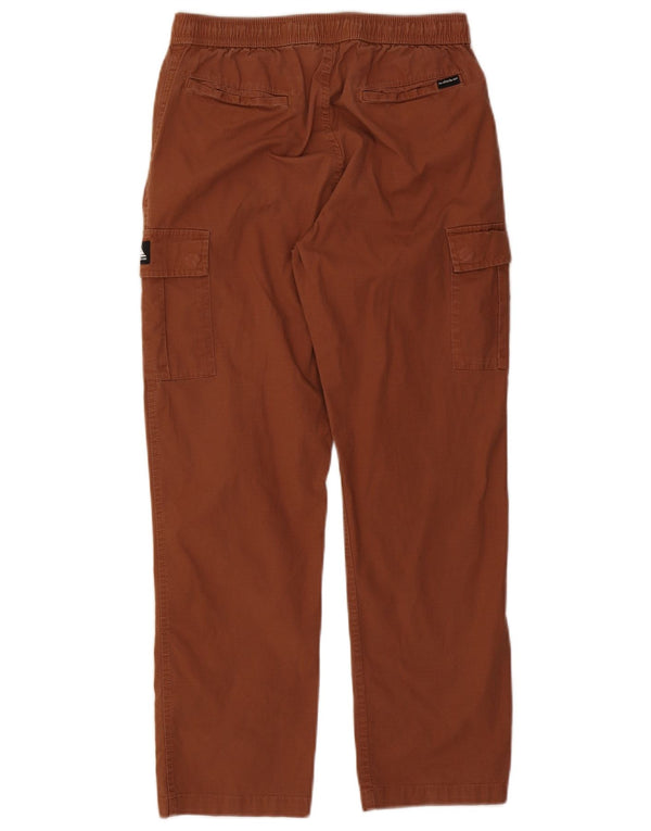 Quiksilver Boys Straight Cargo Hlače 13-14 Year Large W28 L26 Smeđe