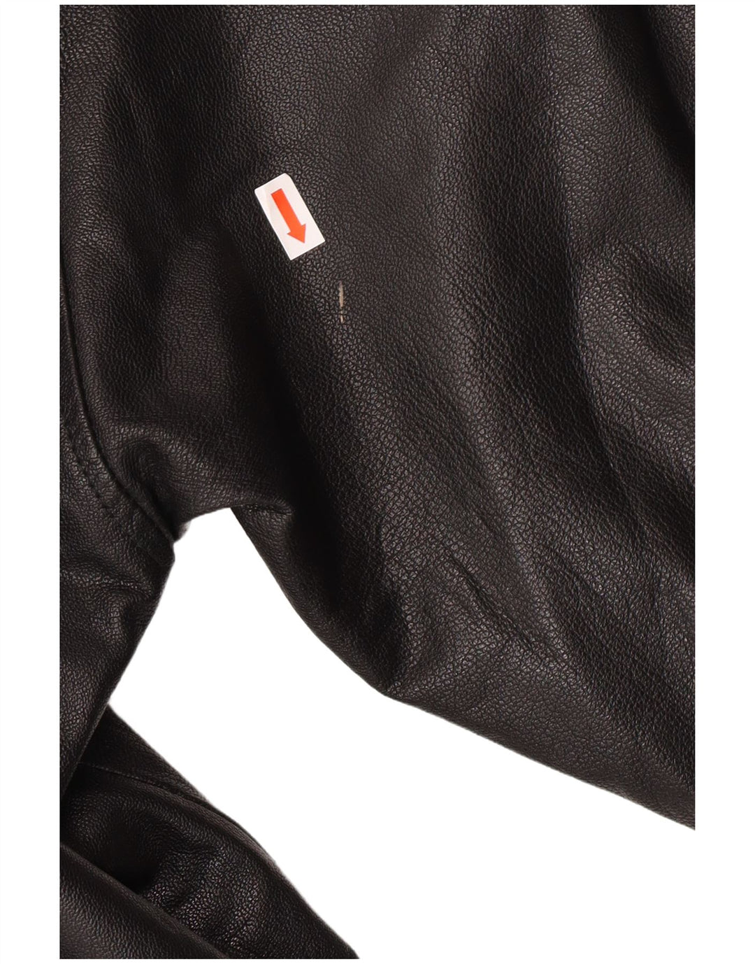 VINTAGE ženski kožni kaput UK 18 XL crna koža