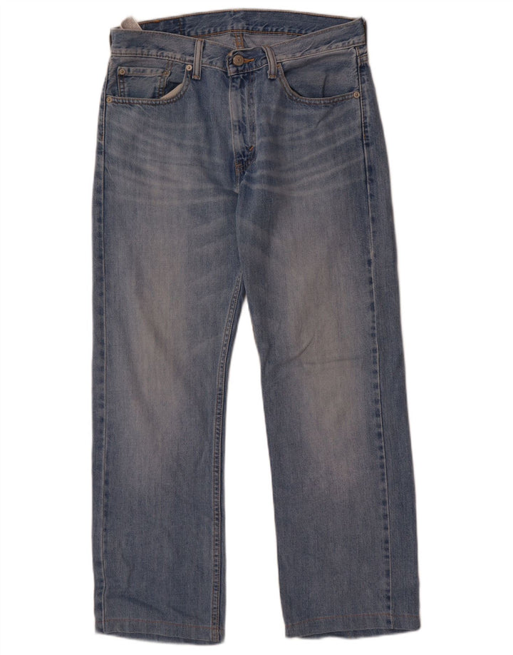 Levi's muške 505 ravne traperice W30 L27 plavi pamuk