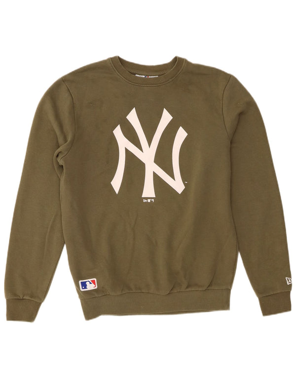 New Era muška trenirka New York Yankees Graphic Sweatshirt XS kaki pamuk