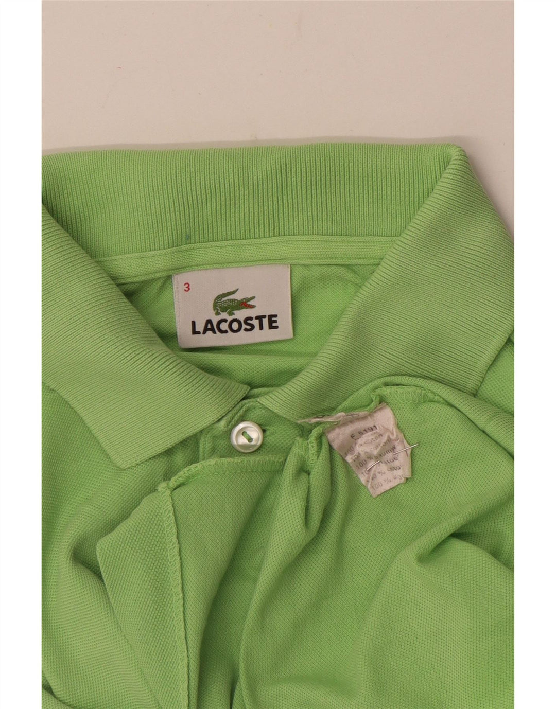Lacoste muška polo majica veličine 3 mala zelena pamuk