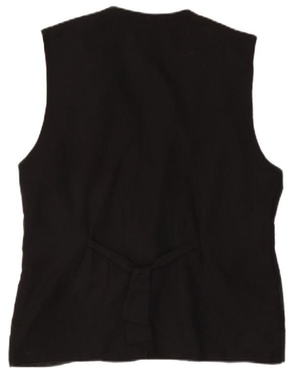 ACCORDO ženski prsluk UK 14 Srednje crni patchwork