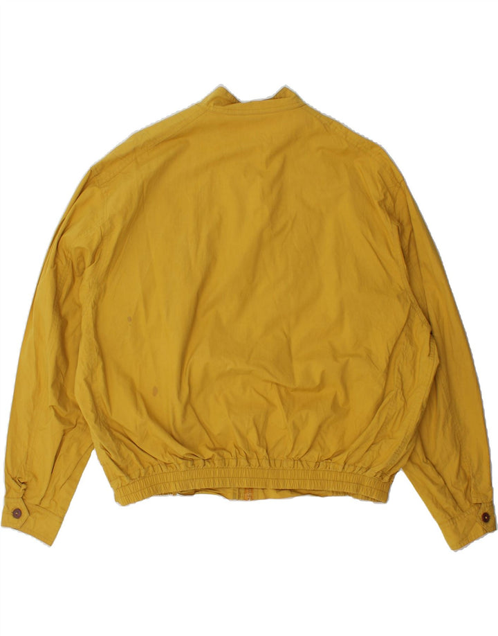 VINTAGE Mens Bomber Jacket UK 42 XL Yellow Vintage Vintage and Second-Hand Vintage from Messina Hembry 
